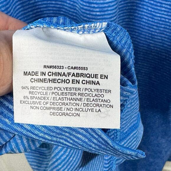 NWT Nike Golf Polo Shirt DRI-Fit Men’s XL Striped Blue Standard Fit NEW - Picture 6 of 11